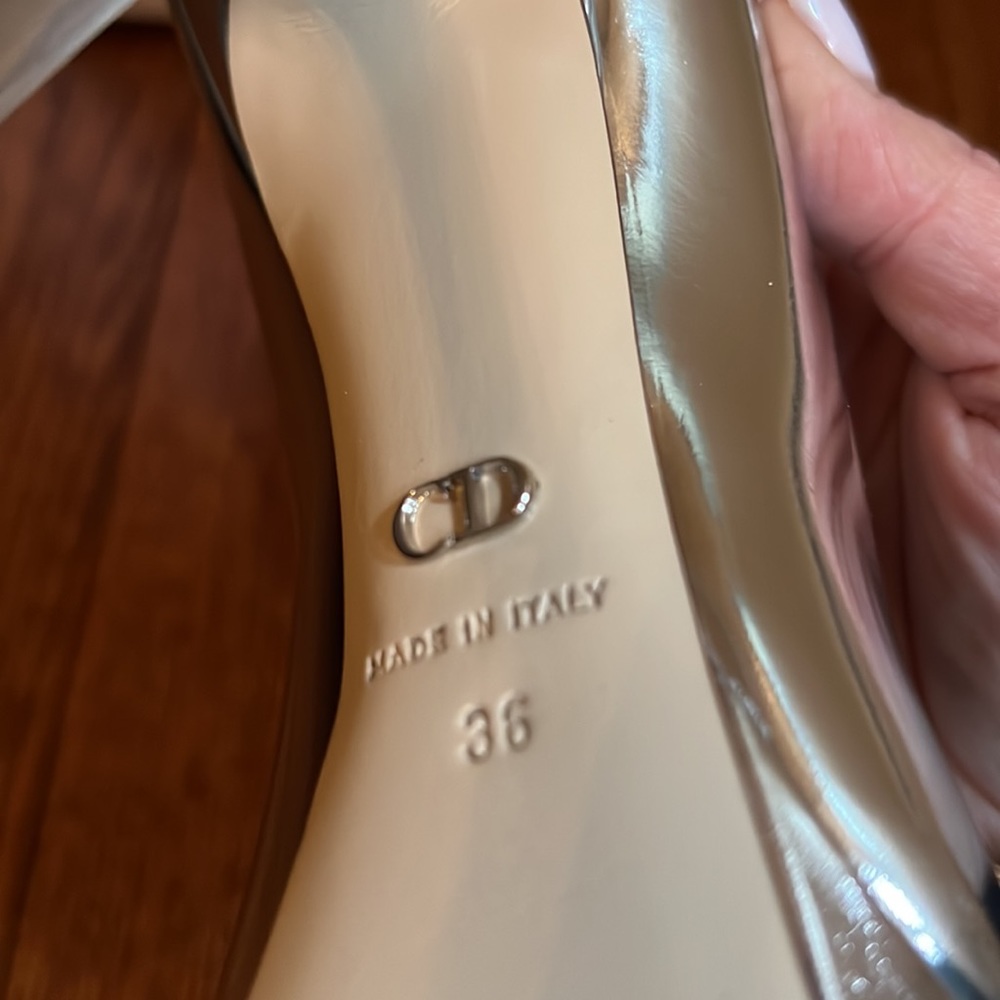 New sexy Christian Dior pump mirror finish silver - Picture 5 of 10